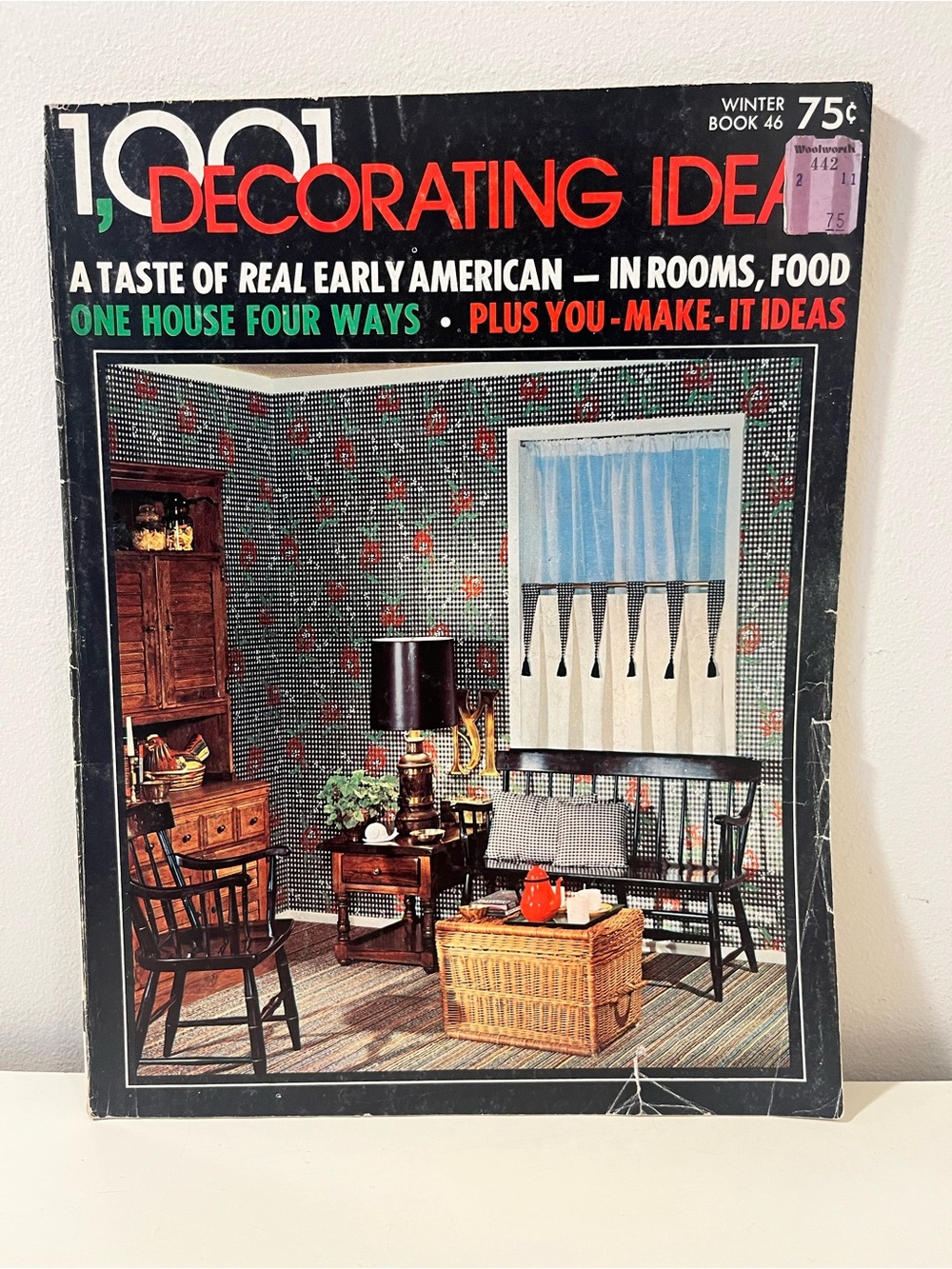 Vintage Magazine 1,001 Decorating Ideas book 46, copyright 1973